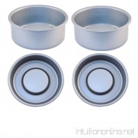 Mini Cake Baking Pans Set of 4 - For Making Filled Cakes With Hollow Centers Single Serve Mini Baking Pans Baking Gift Holiday Dessert Single Cakes. - B0194KDB8O